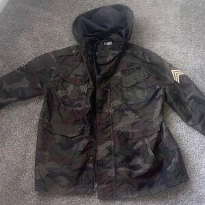 Camouflage Bomber Jacket